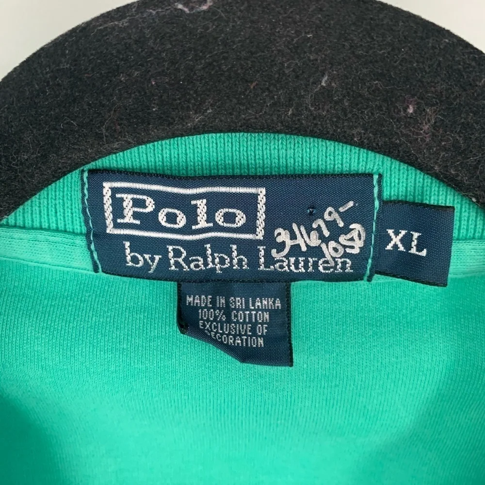 POLO RALPH LAUREN Green Cotton Polo Short Sleeve